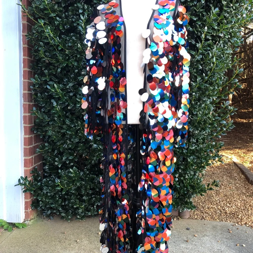 Sequin Show stopping Duster WITH POCKETS! - Picture 13 of 16